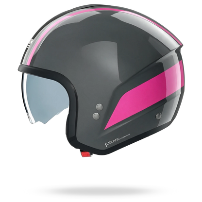 NOLAN N20-2 DOLCE VITA 346 jethelm – L – Lava Grey / Fuchsia – glanzend – N2B0005893461 - MxProStoreParts