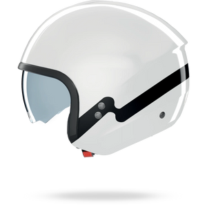 NOLAN N20-2 ZEFIRO 341 METAL FINISH jethelm – M – White / Black – N2B0008383412