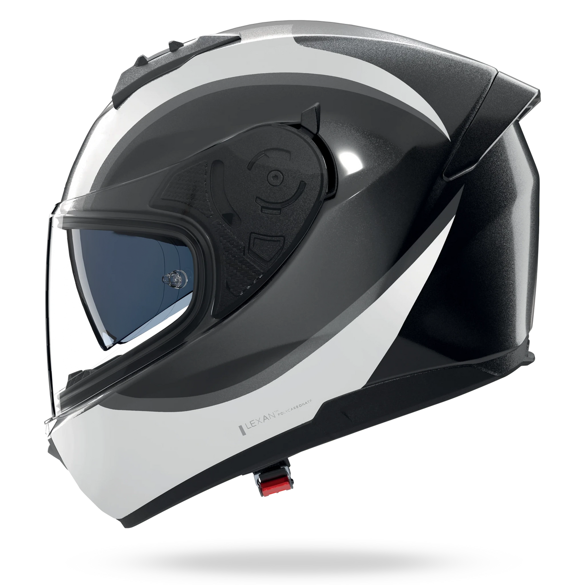 NOLAN N60-6 BIFASE 350 METAL FINISH integraalhelm – M – zwart / wit / grijs - MxProStoreParts