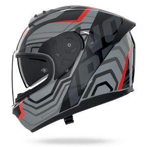 NOLAN N60-6 ECLETTICO 351 METAL FINISH integraalhelm – maat M – zwart / grijs / rood