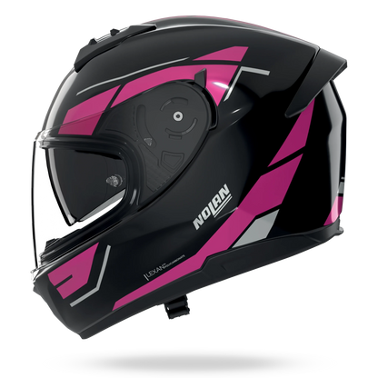 NOLAN N60-6 SINCRONO 354 METAL FINISH integraalhelm XS zwart/fuchsia - MxProStoreParts