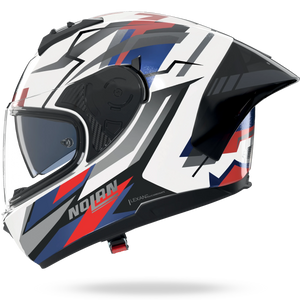 NOLAN N60-6 SPORT CORSA 355 METAL FINISH integraalhelm – maat L – wit / blauw / rood