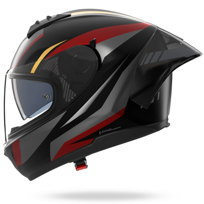 NOLAN N60-6 SPORT LESMO 353 METAL FINISH integraalhelm – M – zwart / rood / antraciet / goud - MxProStoreParts