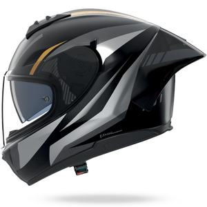 NOLAN N60-6 SPORT LESMO 354 METAL FINISH integraalhelm – M – zwart / grijs / antraciet / goud