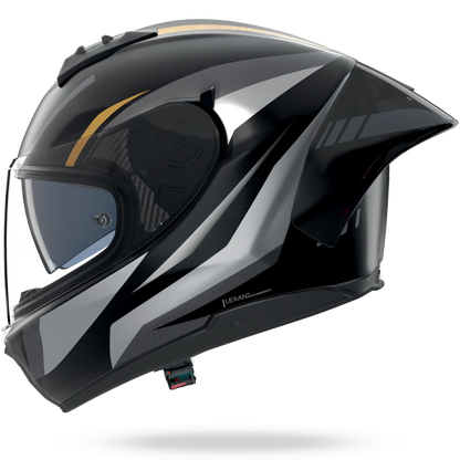 NOLAN N60-6 SPORT LESMO 354 METAL FINISH integraalhelm – M – zwart / grijs / antraciet / goud - MxProStoreParts