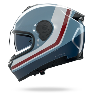 NOLAN N80-8 INCLINE 352 integraalhelm S – grijsblauw / diepblauw / wit / rood, glanzende afwerking