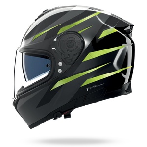 NOLAN N80-8 FERVO 354 METAL FINISH integraalhelm XS – zwart / antraciet / Chrome Impulse Green