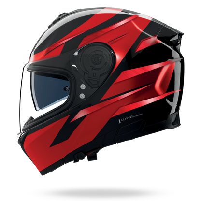 NOLAN N80-8 FERVO 355 METAL FINISH integraalhelm – maat L – zwart / chroomrood - MxProStoreParts