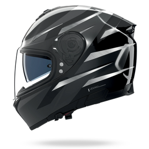 NOLAN N80-8 FERVO 356 METAL FINISH integraalhelm – maat S – zwart / antraciet / chroomzilver