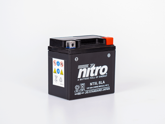 Nitro accu NT5L SLA AGM GEL gesloten Lood-zuur