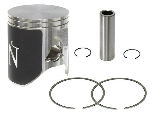 Namura RM 250 piston set, 66.4 mm for 1998–2002, with rings, wrist pin, and circlips
