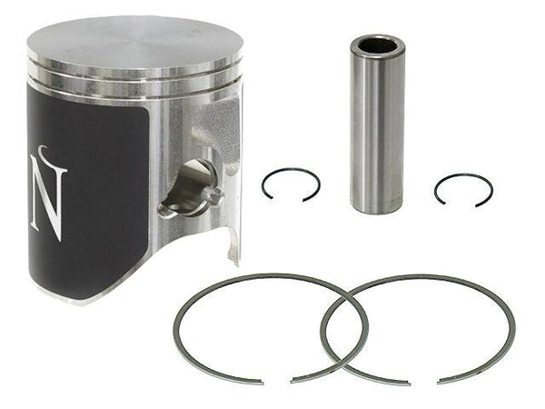 Namura RM 250 piston set, 66.4 mm for 1998–2002, with rings, wrist pin, and circlips