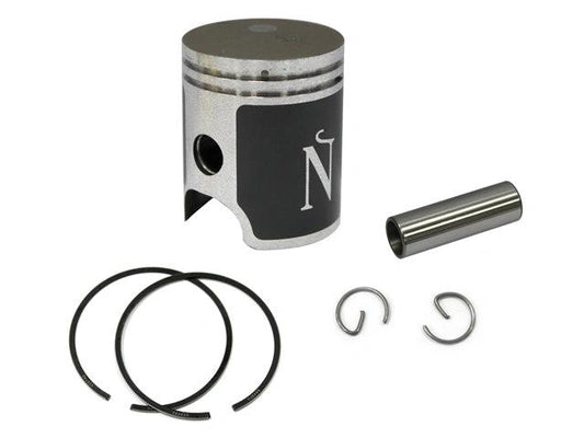 Namura PW 80 piston set, 47.50 mm, includes piston, piston pin, 2 circlips and 3 rings
