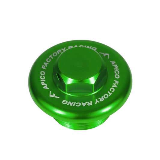 Apico olievuldop aluminium Groen Honda/Kawasaki/Yamaha/Suzuki