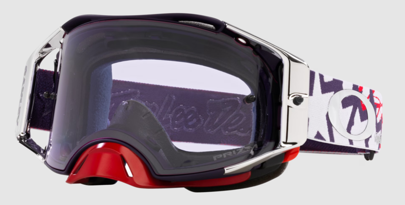 Oakley Airbrake MX TLD Rood/Wit/Blauw - Prizm MX low lens RWB Stars
