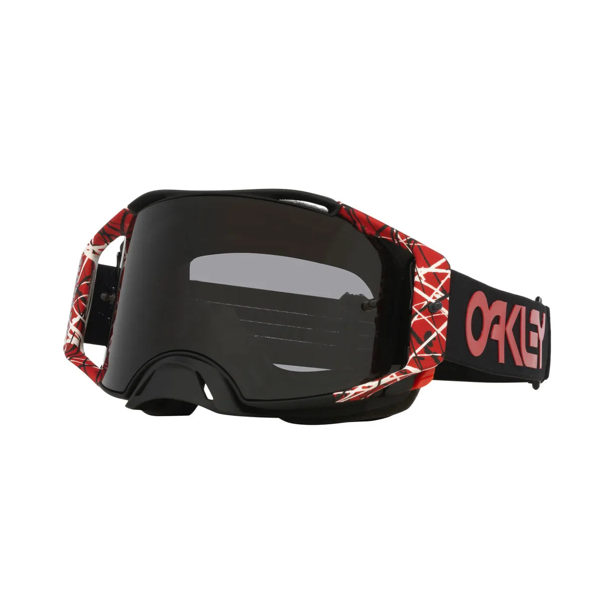 Airbrake MX Red Eddie Donkergrijs Crossbril
