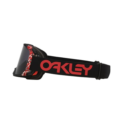 Airbrake MX Red Eddie Donkergrijs Crossbril