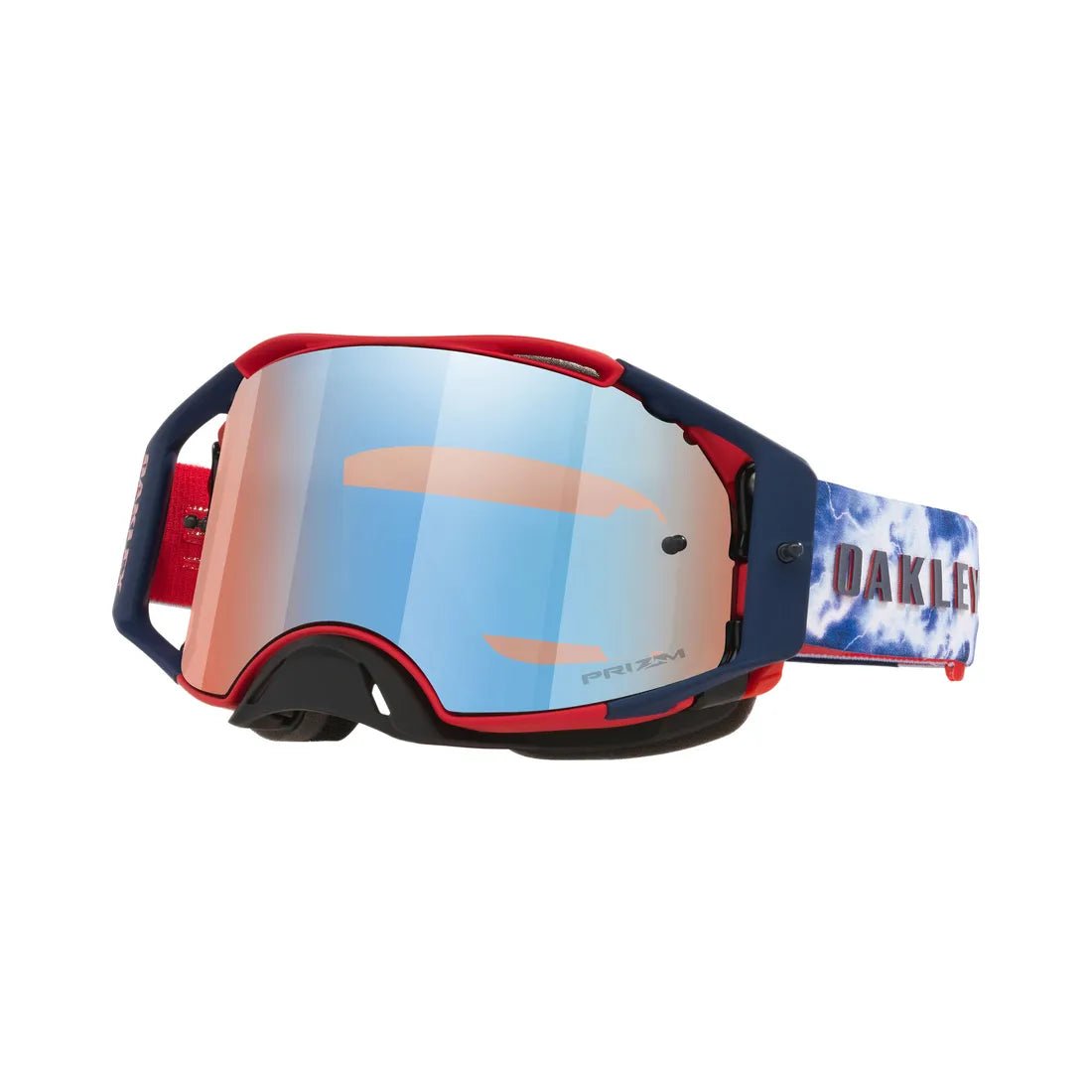 Oakley Airbrake MX Maxime Renaux Signature Prizm Sapphire Universal Cross Goggles - MxProStoreParts