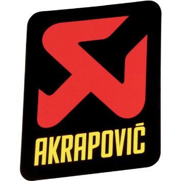 Akrapovic Demper Sticker P-VST3PO ( breedte 60mm )