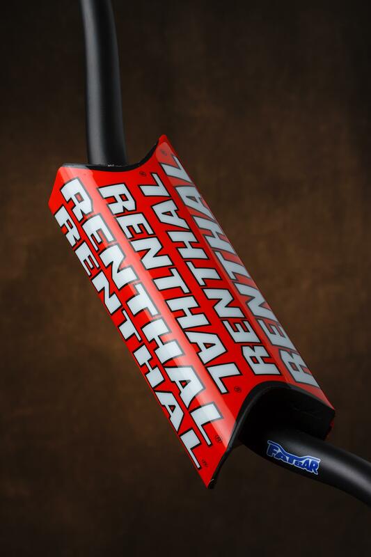 RENTHAL Fatbar® World Team stuurpad / stuurrol rood