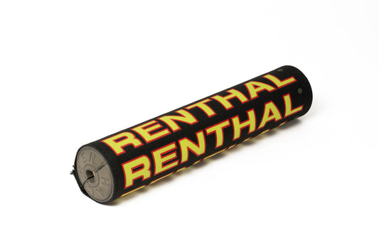 Renthal Stuurrol Zwart / Geel Modern Retro Vintage ( stoffen stuurrol )