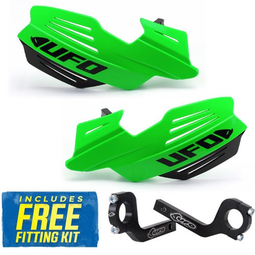 UFO Vulcan Handkappen + montageset KX Groen