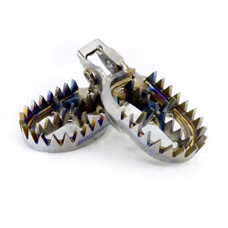 Pro Pegs titanium voetsteunen KTM SX/SX-F 125/150/250/300/350/450 2023- & Husqvarna TC/FC 125/150/250/350/450 2023- & Gas Gas MC/MC-F 125-450 2024- - MxProStoreParts