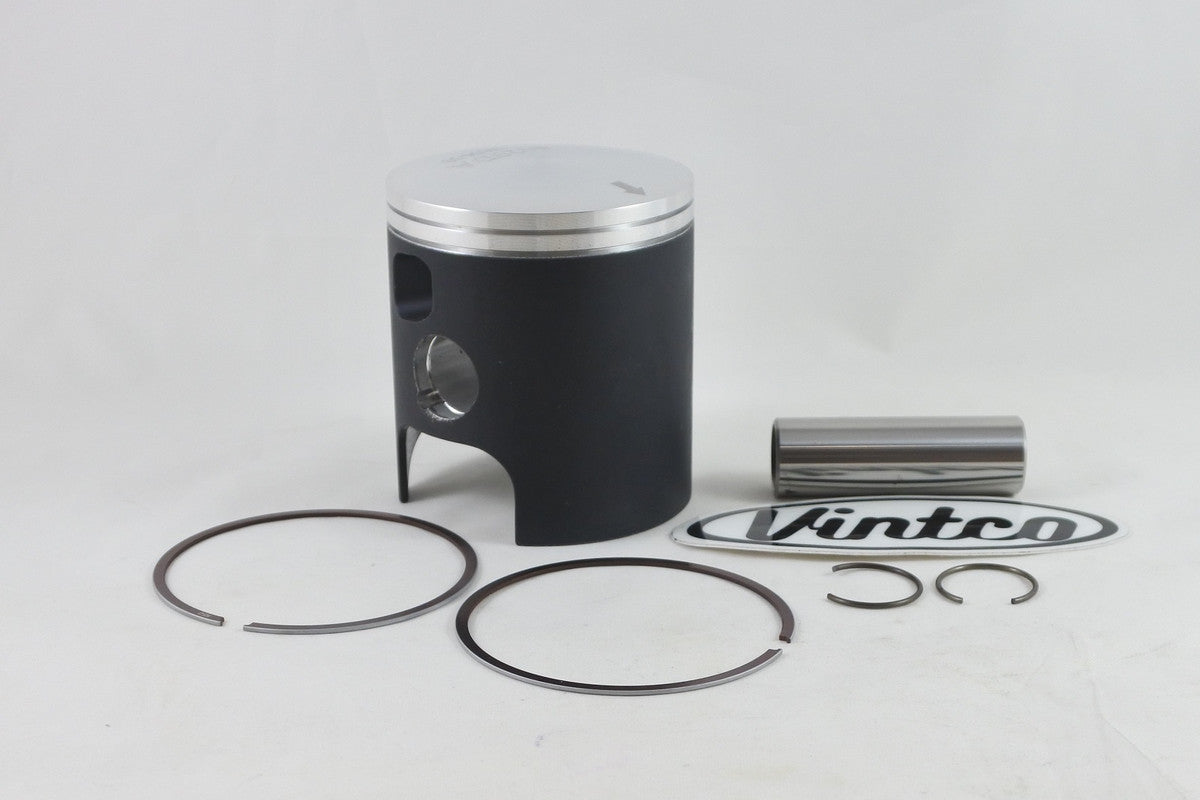Vintco zuiger met dubbele zuigerveren maat 67,34 Kawasaki KX 250 1987-1989 Piston Kit 67.40mm Standard