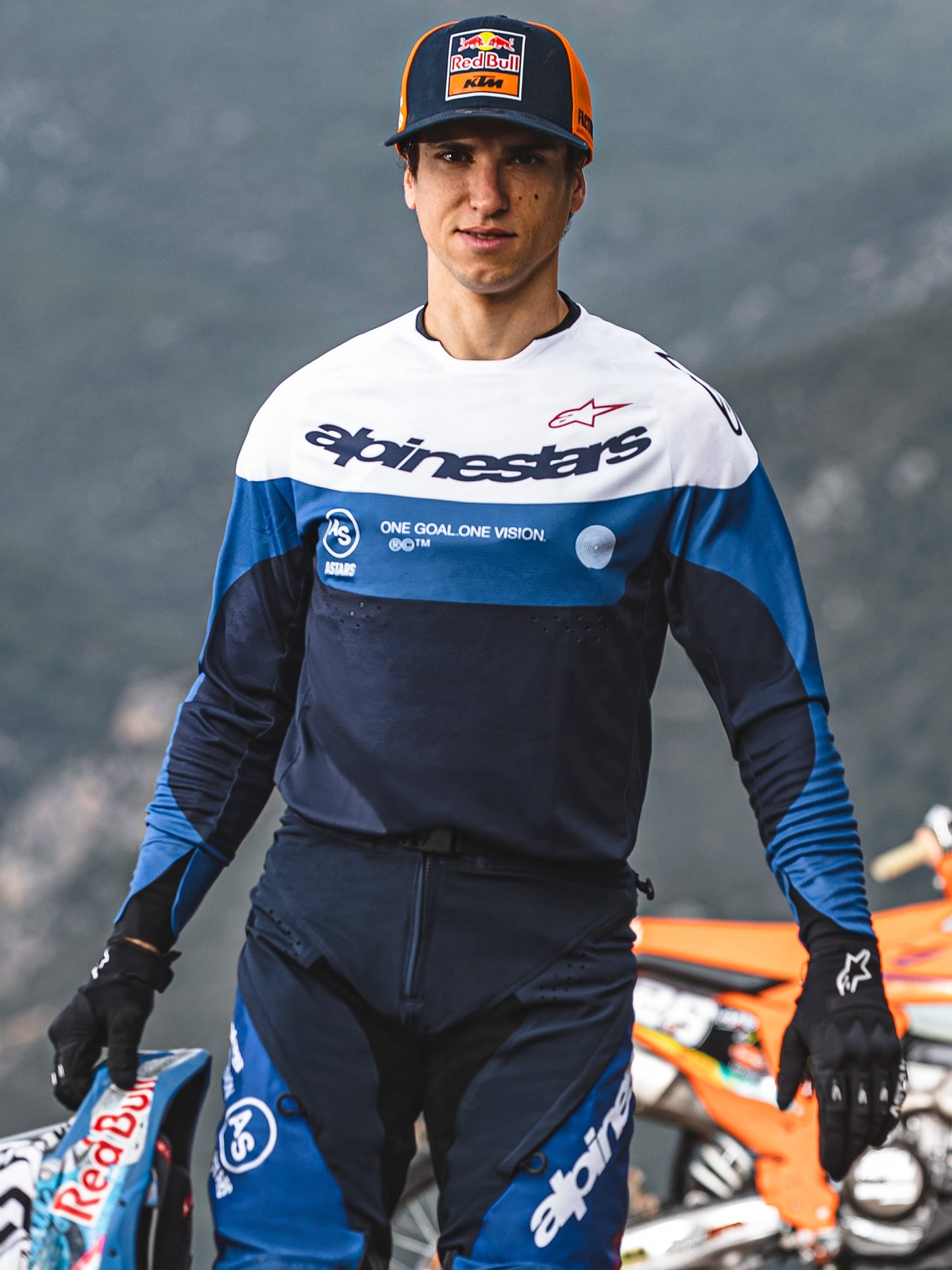 Alpinestars Pro-Dura Jersey Donkerblauw Felblauw Wit
