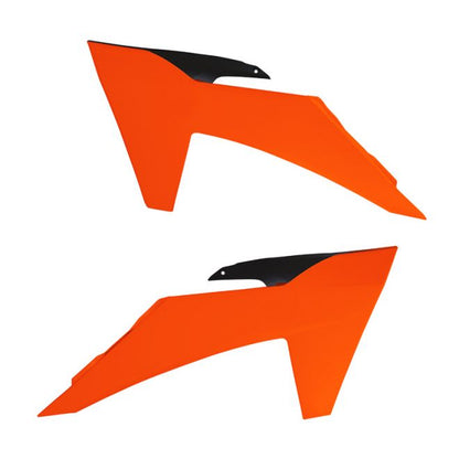Racetech Radiator Kappen Fluor Oranje KTM SX 125/150/250/300 2023-2024 & SX-F 250/350/450 2023-2024 & EXC/EXC-F 250/300/350/450/500 2024-