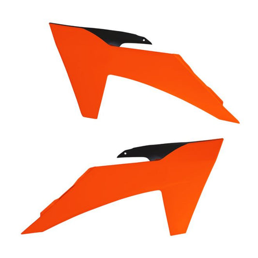 Racetech Radiator Kappen Fluor Oranje KTM SX 125/150/250/300 2023-2024 & SX-F 250/350/450 2023-2024 & EXC/EXC-F 250/300/350/450/500 2024-