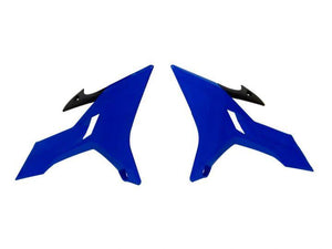 Racetech Révolution bouchons de radiateur Bleu / Noir pour Yamaha YZ 125/250 2002-2021