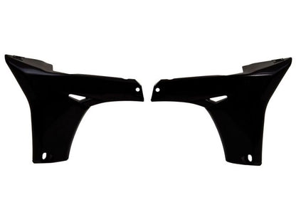 Racetech onderste radiator kappen Zwart Yamaha YZ 450F 10-13