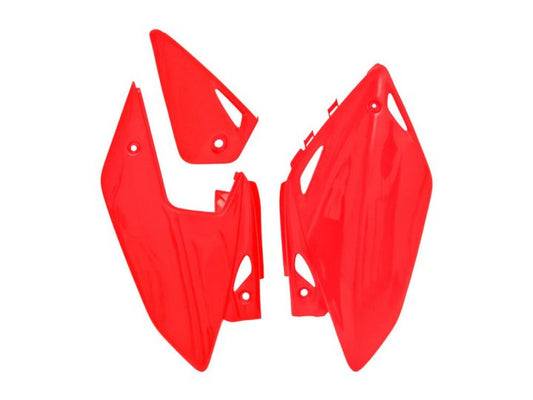 Racetech Zijnummerborden Rood Honda CRF 450X 2004-2017