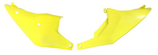 Racetech zijnummerborden Fluor Geel Husqvarna FC/TC 125/250/300/350/450 2023- &amp; FE/TE 250/300/350/450/501 2024-