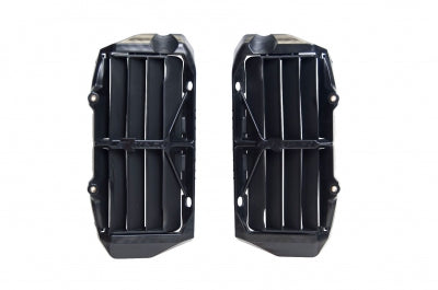 Racetech reinforced radiator roosters/lamellen zwart Husqvarna TC/FC 125-450 2019-2022 & FE/TE 250-501 2020-2022 & KTM SX 125/150/250 2019- & SX-F 250/350/450 2019- & EXC/EXC-F 250/300/350/450/500 2020-