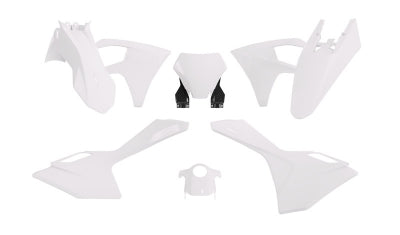 Racetech plastic kit Wit Gas Gas MC 125/250 2024- & MC-F 250/350/450 2024-
