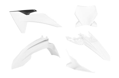 Racetech plastic kit Wit KTM SX 65 2024- &amp; Gas Gas MC 65 2024-