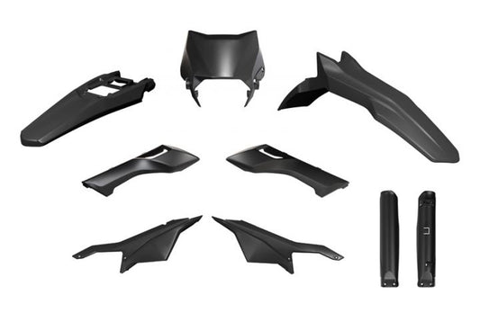Racetech plastic kit Zwart Sur-Ron Ultra Bee