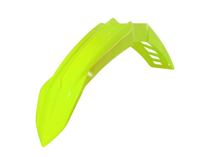 Racetech voorspatbord Fluor Geel pre-drilled vented Yamaha Yamaha YZ 125/250 22- & YZ 250F 19-23 & WR 250F 20-23 & YZ 450F 18-22 & WR 450F 19-23