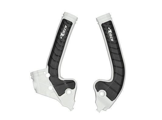 Racetech frame beschermers Wit / Zwart KTM SX 85 18- &amp; Husqvarna TC 85 18- &amp; Gas Gas MC 85 2021