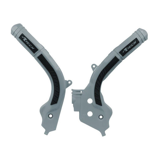 Racetech frame beschermers Grijs / Zwart KTM 16-18 &amp; Husqvarna 16- &amp; Gas Gas