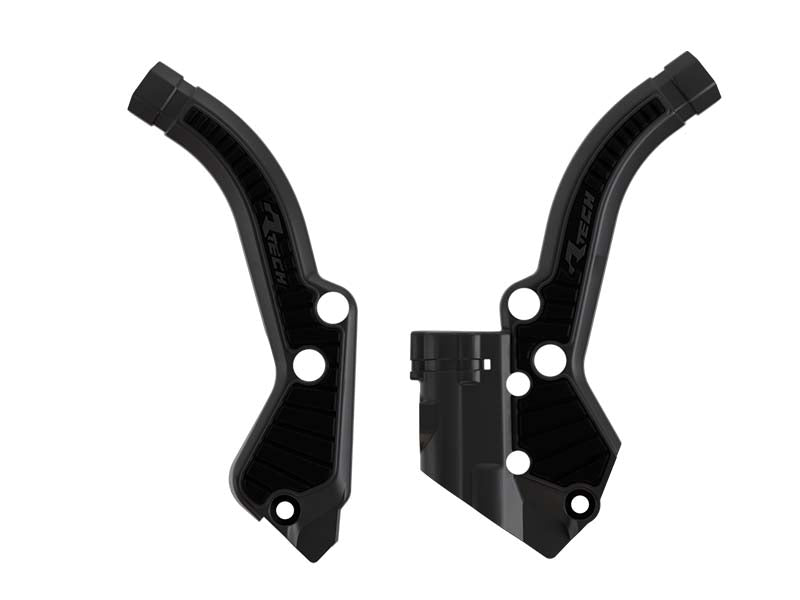 Racetech frame beschermers zwart KTM SX 50 2024- & Husqvarna TC 50 2024- & Gas Gas MC 50 2024 - MxProStoreParts