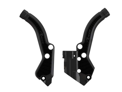 Racetech frame beschermers zwart KTM SX 50 2024- & Husqvarna TC 50 2024- & Gas Gas MC 50 2024 - MxProStoreParts