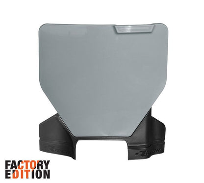 Racetech Factory voornummerplaat Grijs / Zwart Husqvarna TC/FC 125-450 2023-