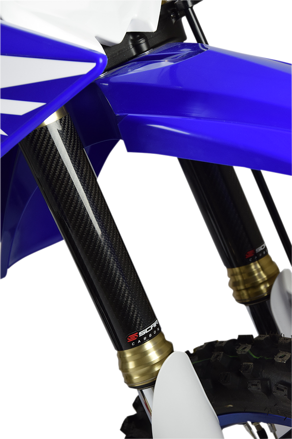 Scar onderste voorvork deel carbon wraps 240x52mm ( set van links en rechts )