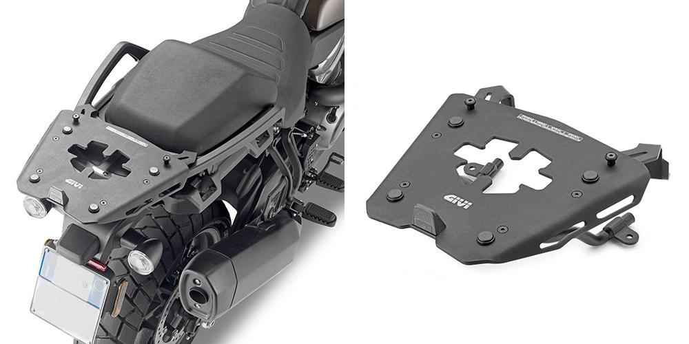 Givi SPEC.RACK Harley Pan America 1250 '21 2-piece rear rack set with black mounting plate