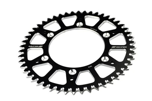 Scar achtertandwiel 52 tands aluminium Zwart KTM SX/SX-F/EXC/EXC-F 90- &amp; Husqvarna TC/FC/FE/TE 125/150/250/350/450/501 14-
