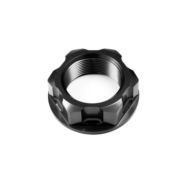 Apico balhoofdmoer zwart Honda CR 125/250R 01-07 & CRF 250R 04- & CRF 450R 02- & CRF 250X 04- & CRF 450X 05-16 & CRF 450RX 17-
