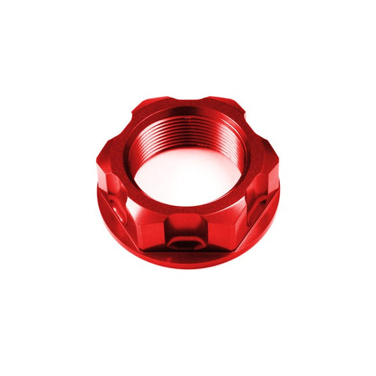 Apico balhoofdmoer rood Honda CR 125/250R 01-07 & CRF 250R 04- & CRF 450R 02- & CRF 250X 04- & CRF 450X 05-16 & CRF 450RX 17-